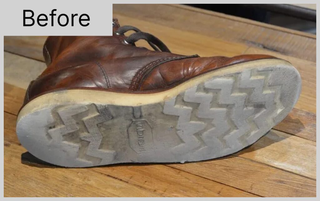 Vibram4014オールソール交換前